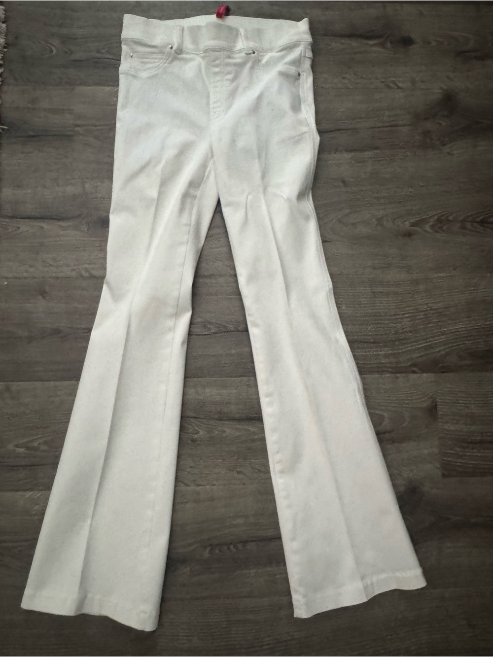 White Spanx Flare Jeans